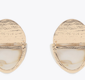 PENDIENTES doble pieza metal LC