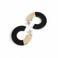 PENDIENTES LS2503065.1MN.U NEGRO-DORADO