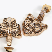 PENDIENTES LS2503076.OMZ.U CLEOPART PRINT GOLD